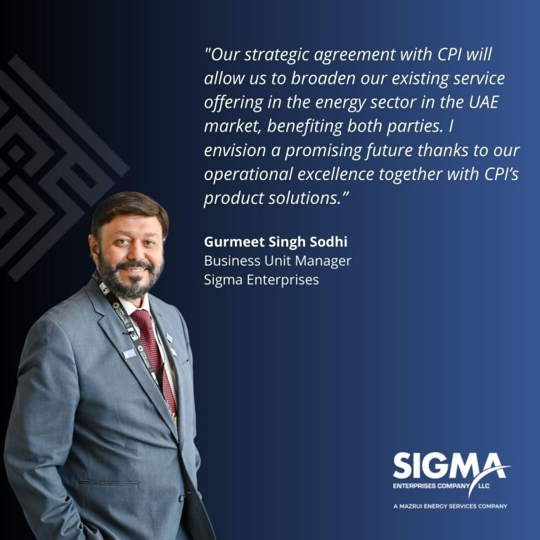 Sigma Enterprises Announce Local Representation Partnership with CPI Oman